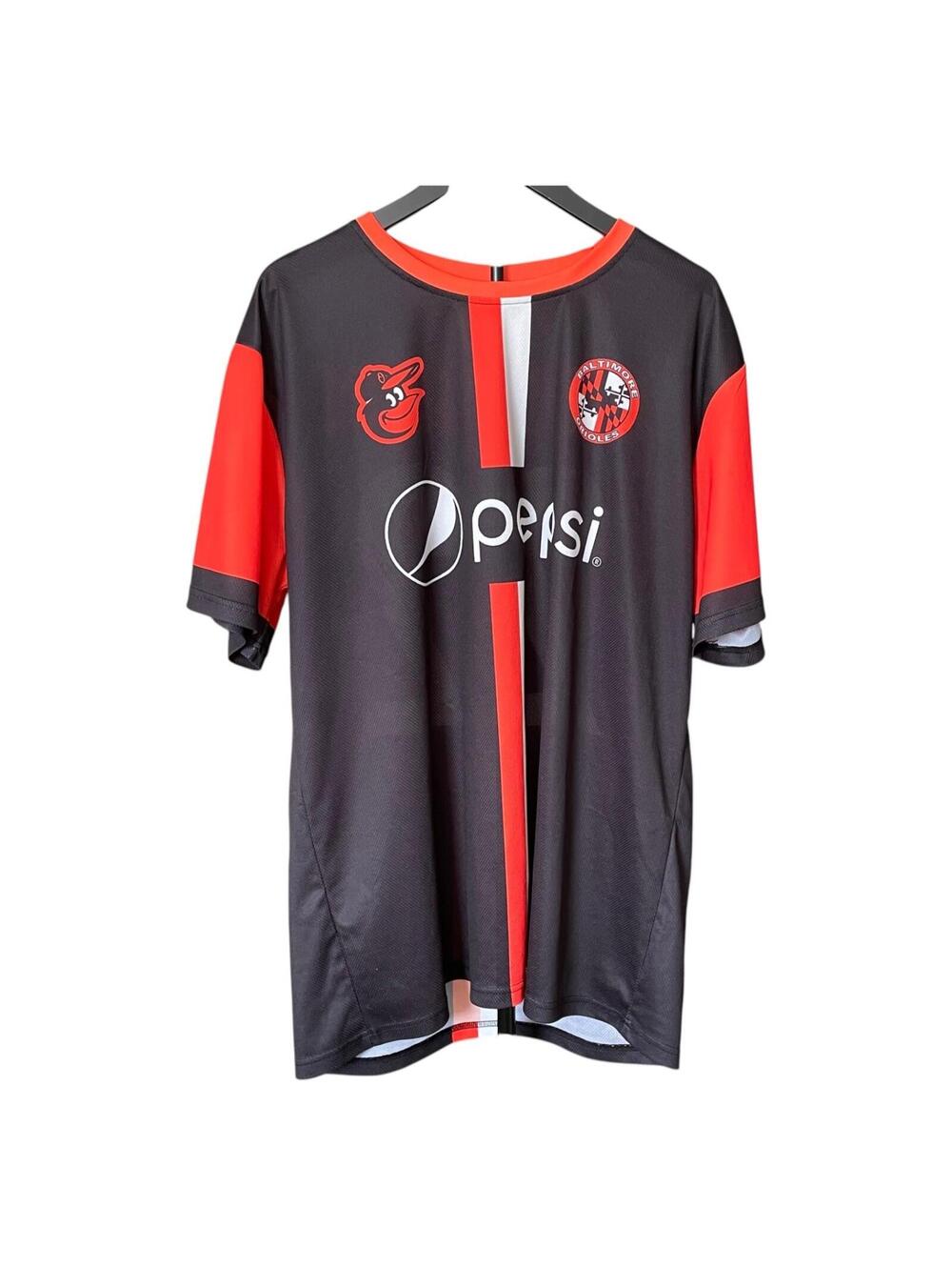 Balto Orioles Birdland FC#22 SGA Mens Jersey Black/Orange XL